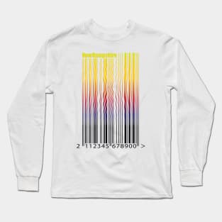 Rainbow barcode Long Sleeve T-Shirt